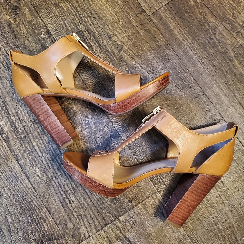 Franco Sarto Myriad Sandals Heels tan / brown